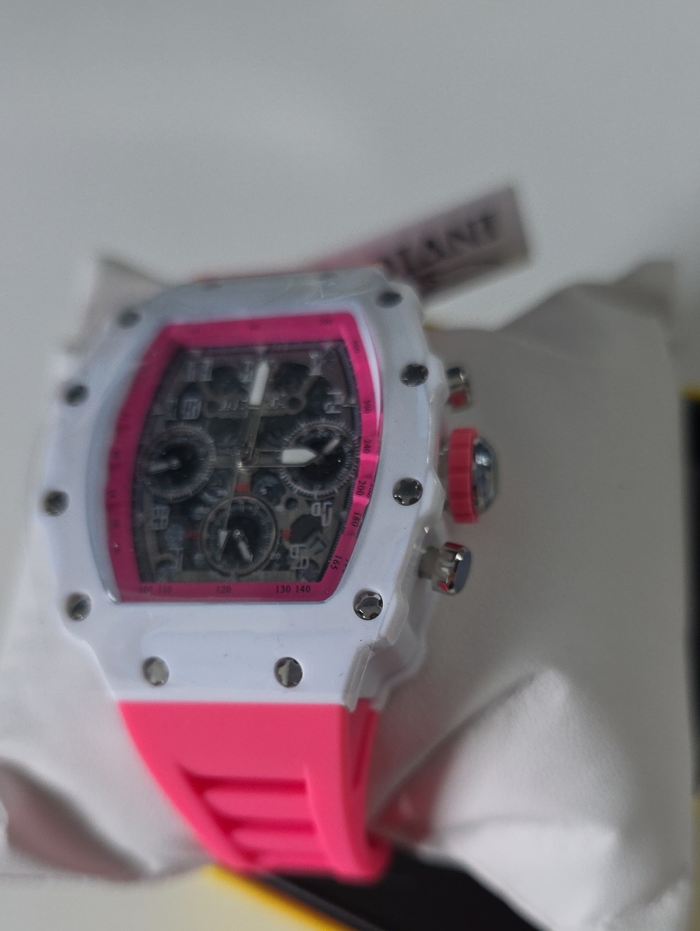 489. Invicta Racing Unisex Watch - 40mm, Pink (69606) - Picture 3 of 6